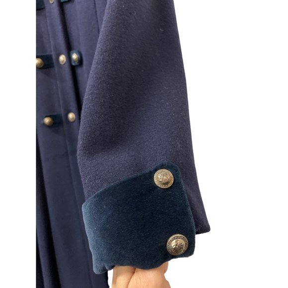 Vintage Girls Military Coat Tailored by Rothschild - Picture 4 of 9